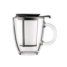 Caneca Vidro 350 ml Com Filtro Yoyo Set Bodum
