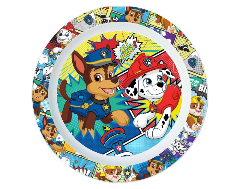 Prato Reutilizável Disney Patrulha Pata 22Cm