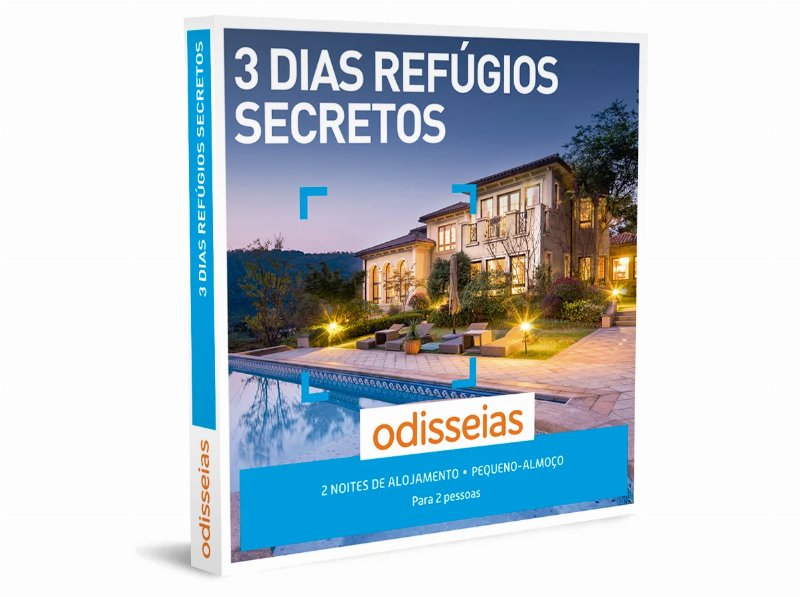 Pack Odisseias 3 Dias Refúgios Secretos