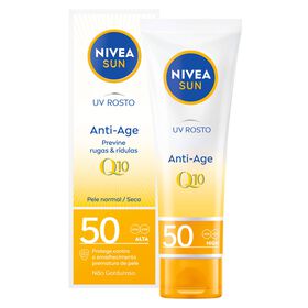 Protetor Solar Sun Rosto Anti-Age & Anti-Pigts Fps 50 Nivea Sun 50 ml