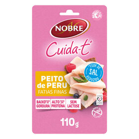 Fiambre De Peito De Peru Fatias Finas Cuida-T+ Nobre 110 gr
