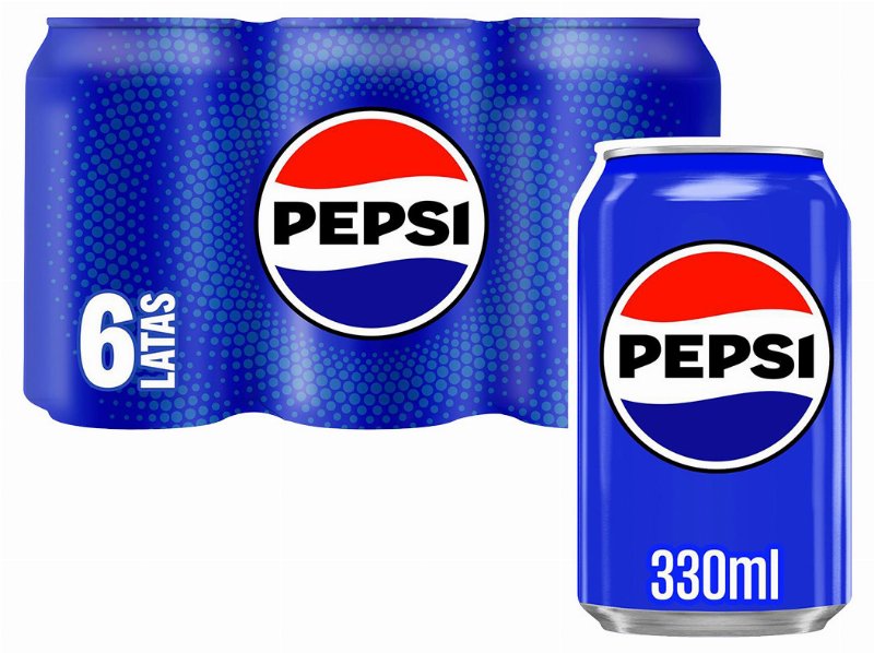 Refrigerante C/ Gás Pepsi Lata 6X0.33 l (Sdr)