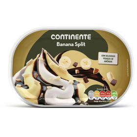 Gelado Banana Split Continente 950 ml