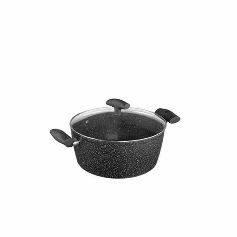Hkh Panela Alumínio Com Tampa 28 Cm