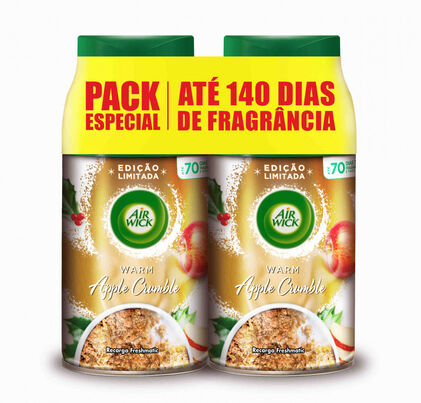 Recarga Ambientador Difusor Freshmatic Apple Crumble Air Wick 1Un