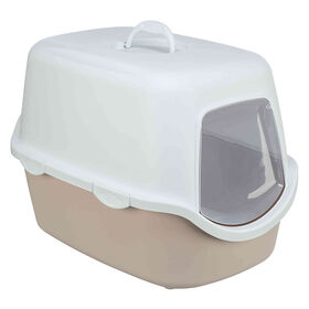 Caixa De Areia Para Gato Vico Bege E Branco Trixie 1 Un