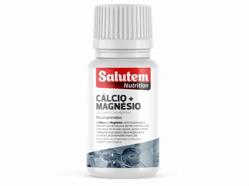 Suplemento Salutem Cálcio Magnésio 90 Comp