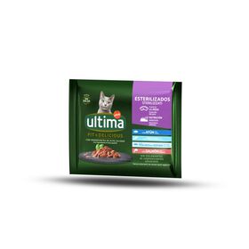 Comida Húmida Para Gato Esterilizado Peixe Affinity Ultima 4 X 85 g