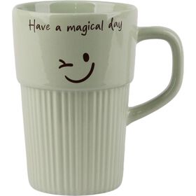 Caneca 400 ml Smile Verde Kasa