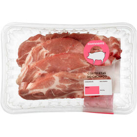 Costeletas Do Cachaço De Porco Continente 650 gr (Aprox.)