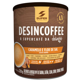 Suplemento Alimentar Em Pó Café Com Sabor Caramelo E Flor De Sal Desincoffee 220 gr