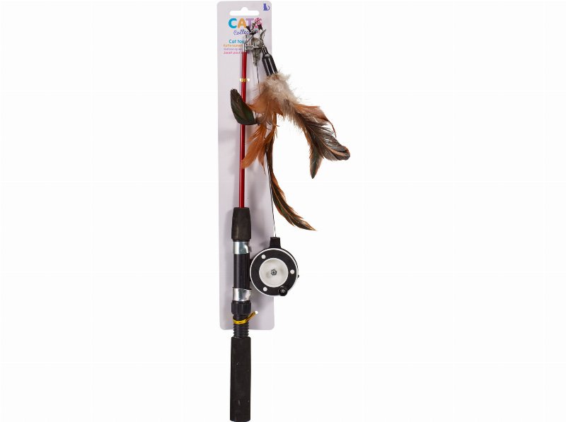 Brinquedo Para Gato Cats Collection Cana De Pesca Extensível