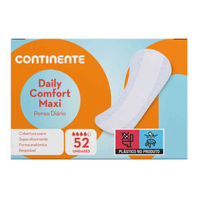 Pensos Diários Comfort Maxi Continente 52 Un