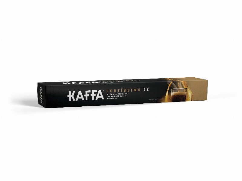 Cápsulas Kaffa Café Compatível Nespresso Fortíssimo 10Un