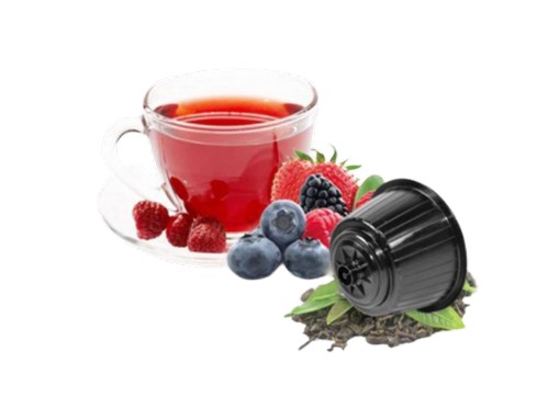Chá Frutos Do Bosque Comp. Dolce Gusto 8 Cápsulas Bonini