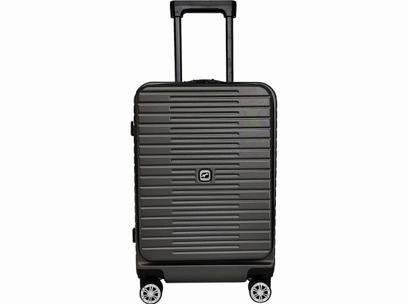 Mala De Cabine Rígida Airport Cinzento Escuro 8 Rodas 35X55X24Cm