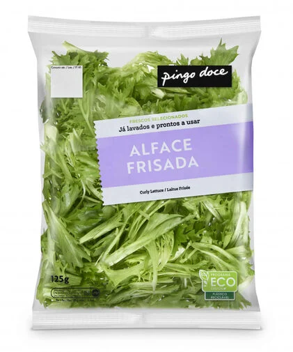 Alface Frisada Embalada Pingo Doce 0.125Kg