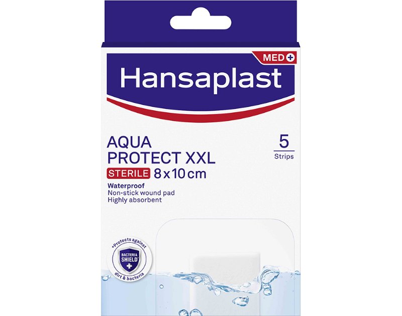 Pensos Hansaplast Med Aquaprotect Xxl 8X10Cm 5Un