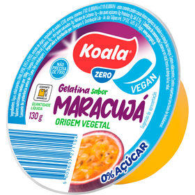 Gelatina Pronta Vegetal Maracujá Koala 130 gr