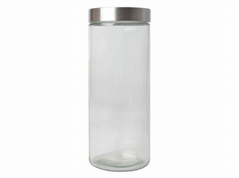 Frasco Em Vidro Actuel Hermético Com Tampa Em Inox 2 l