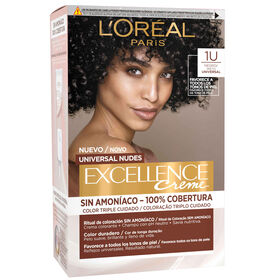 Coloração Permanente Universal Nudes Preto 1U L'oréal Paris Excellence 1 Un