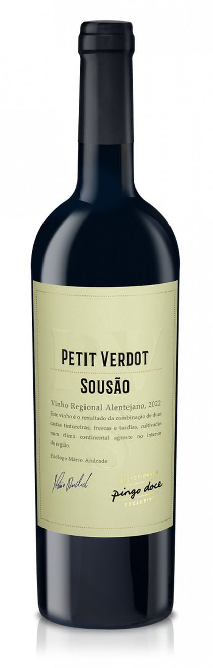 Vinho Tinto Alentejo Sousão Petit Verdot Pingo Doce Pingo Doce 0.75L