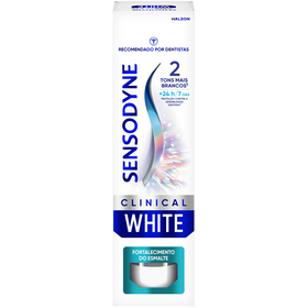 Pasta De Dentes Clinical White Fortalecimento Do Esmalte Sensodyne 75 ml