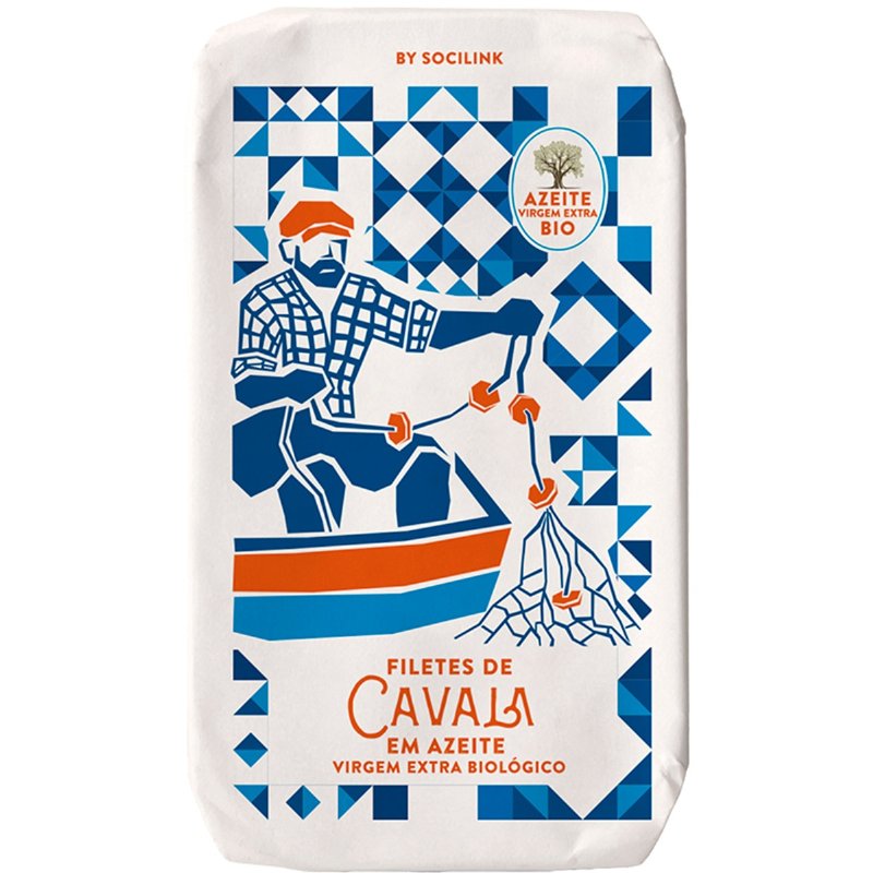 Filetes De Cavala Em Azeite Virgem Extra Biológico 120 g