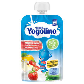Alimento Lácteo De Morango E Maçã Sem Glúten +8M Yogolino 100 gr