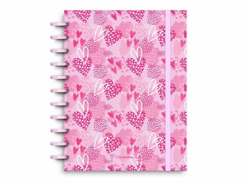 Caderno A4 Ecosmart Ambar Pautado Lovely 100 Folhas