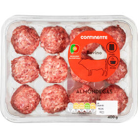Almôndegas De Bovino Continente 400 gr