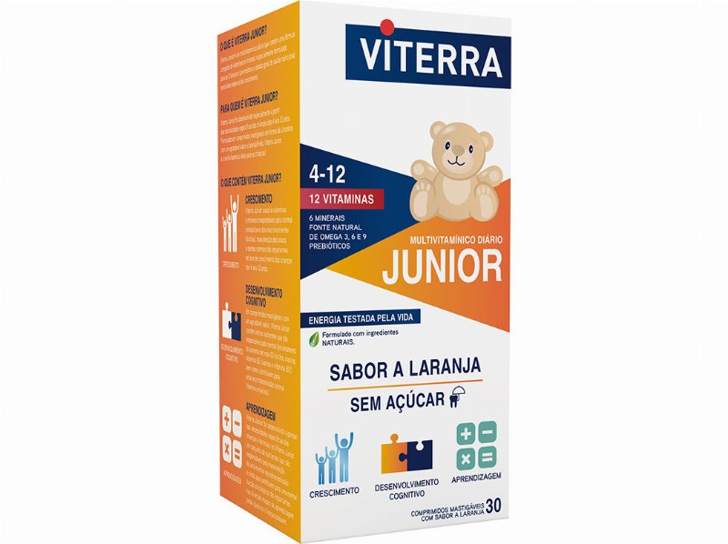 Suplemento Viterra Júnior 30 Comprimidos