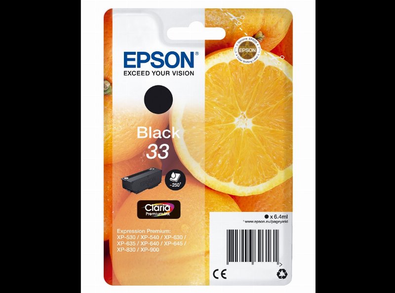 Tinteiro Original Epson Preto Claria Premium T33314