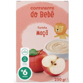 Papa Infantil Farinha Láctea Maçã +6M Continente Do Bebé 250 gr
