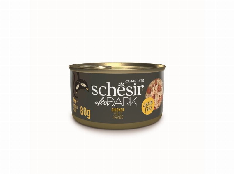 Comida Húmida Gato Schesir Dark Filetes Frango 80 g
