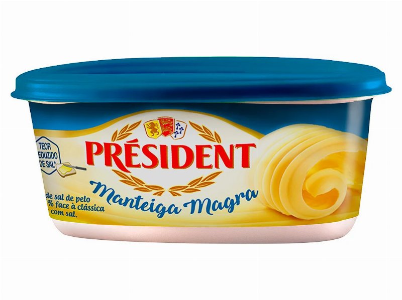 Manteiga President Magra Baixo Teor De Sal 250 g