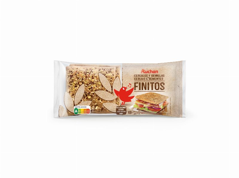 Finitos Auchan Cereais E Sementes 310 g(8X39 g)