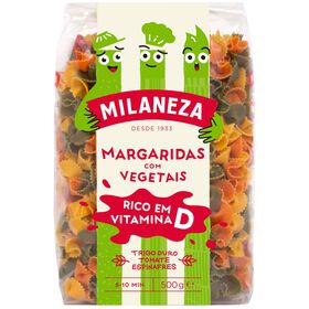 Massa Margaridas Com Vegetais Milaneza 500 gr