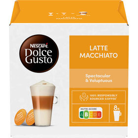 Cápsulas De Café Latte Macchiato Nescafé Dolce Gusto 16 Un