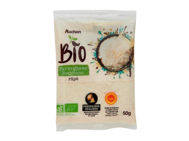 Queijo Auchan Parmigiano Bio Ralado 50 g
