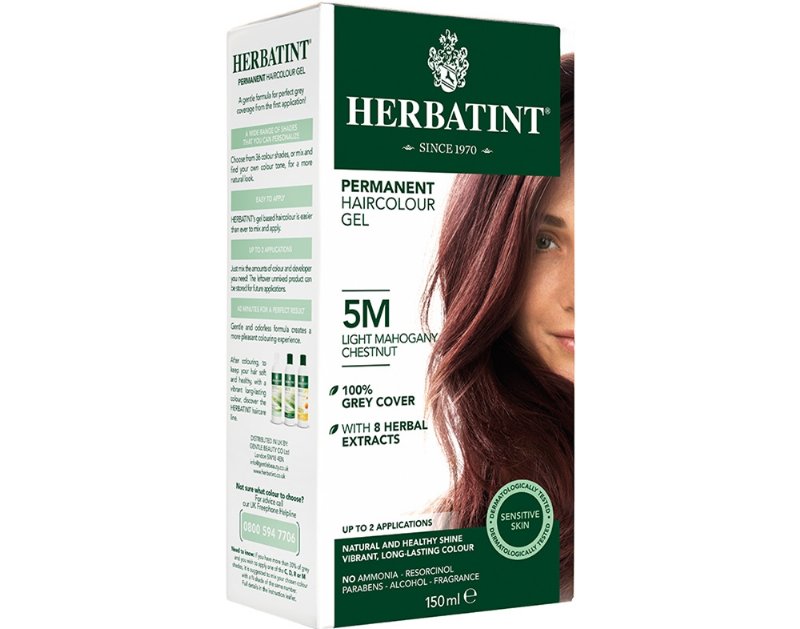 Coloração Herbatint Castanho Claro Cajú M5 150 ml