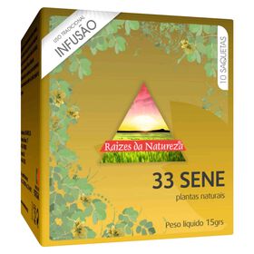 Infusão Nº33 Sene Saquetas Raízes Da Natureza 10 Un