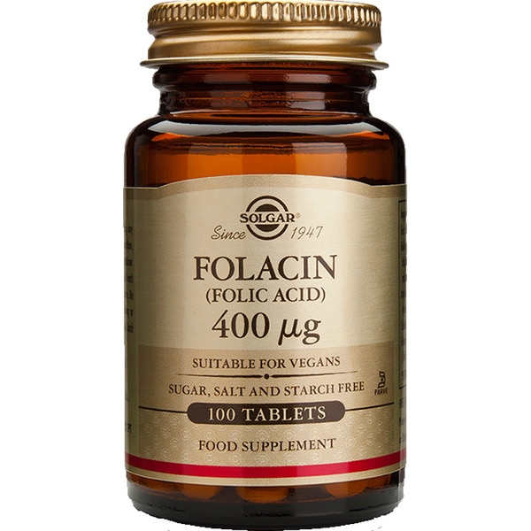 Folacin Acido Fólico 400Μg 100 comprimidos