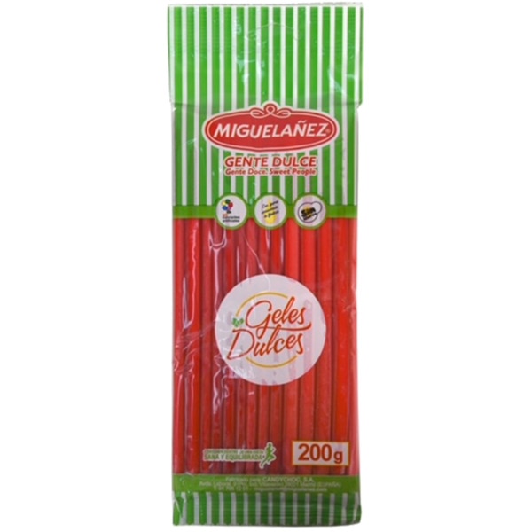 Gomas Lápis De Morango 200 g