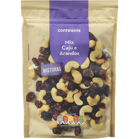 Mix Caju Cru E Arandos Continente 200 gr