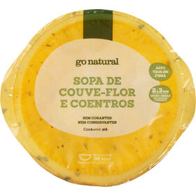 Sopa De Couve Flor E Coentros Go Natural 400 gr