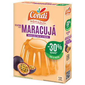 Gelatina Em Pó De Maracujá -30% Açúcares Condi 114 gr