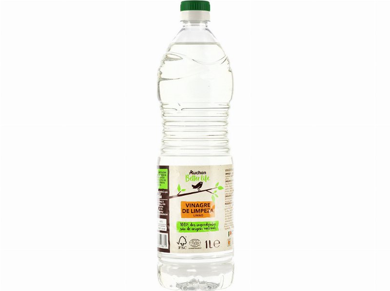 Vinagre De Limpeza Auchan Better Life 100% Natural Limão 1 l