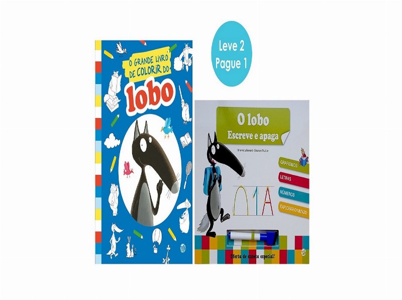 Livro O Lobo -Escreve E Apaga Orianne Lallemand