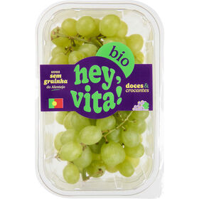 Uva Branca Sem Grainha Biológica Hey, Vita! 400 g
